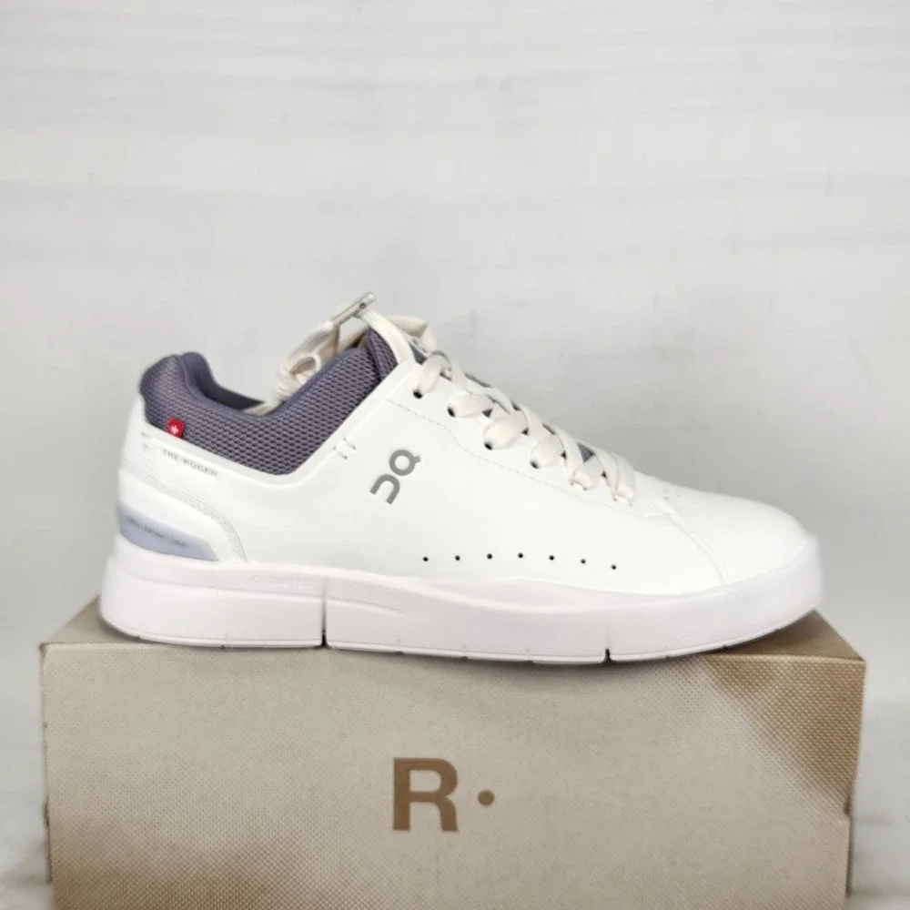On The Roger Advantage Sneakers Women Size 9 White Fossil Tennis Shoes